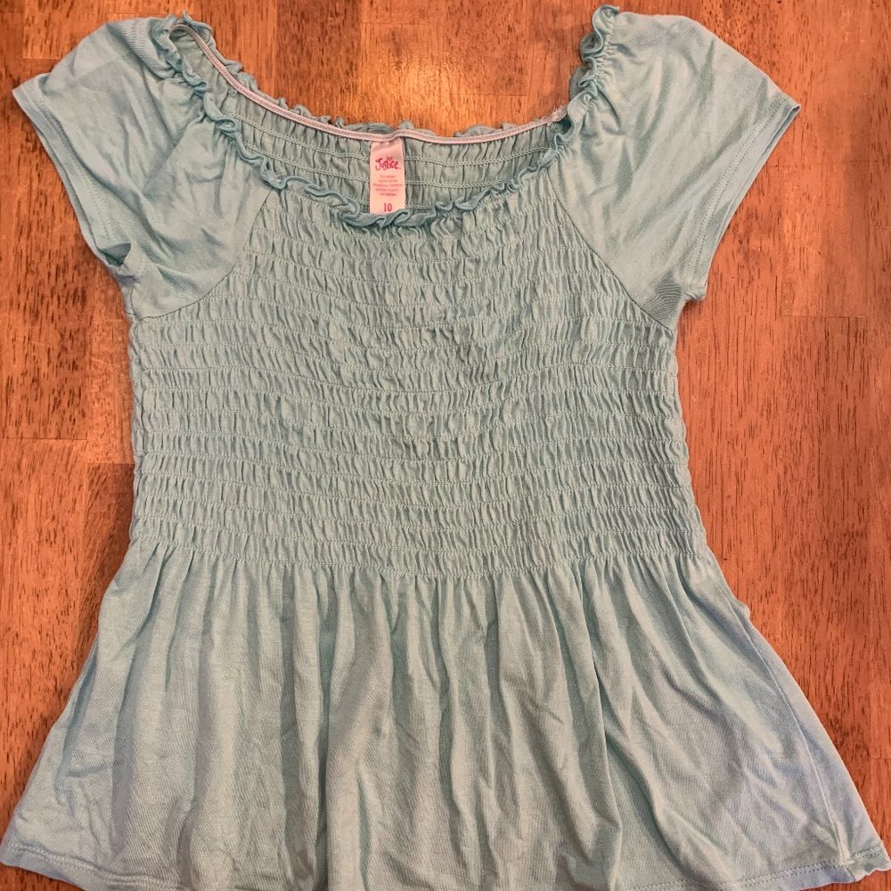 Justice girls smock top